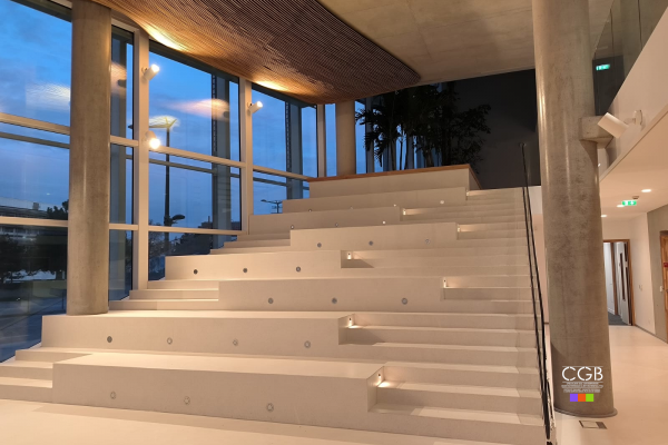 Escalier béton finition 69 Lyon